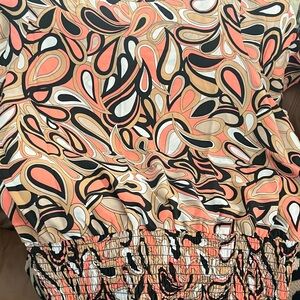 Michael Kors Multicolor Abstract Blouse